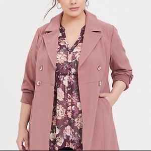 Torrid NWT trench coat